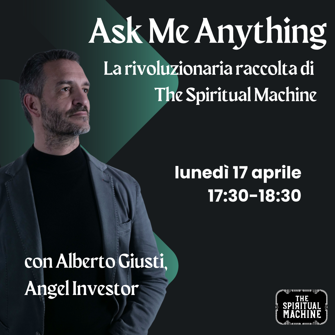 Ask Me Anything con Alberto Giusti, 17 aprile 17:30 - 18:30